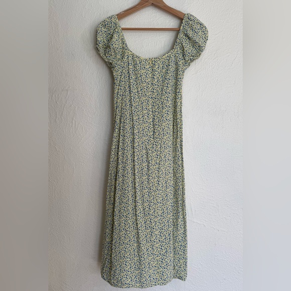 No Boundaries Midi Dress with Puff Sleeves Women's XS (0-2) - Picture 8 of 8